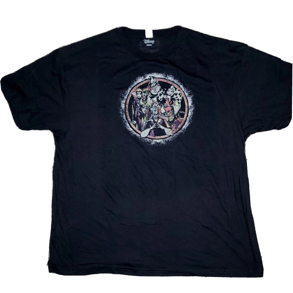 Disney Men's Big & Tall Notorious Villains Black 3XLT